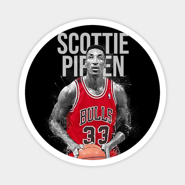 Scottie Pippen Magnet by Creativedy Stuff